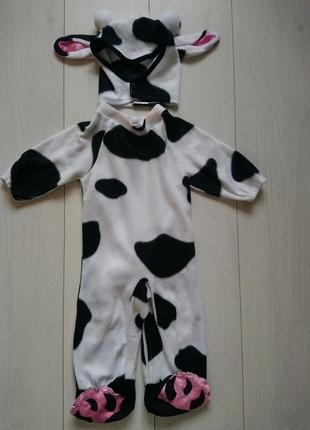 Карнавальный костюм коровка бычок с маской