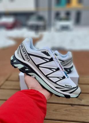 Кросівки salomon xt-6 adv white black blue