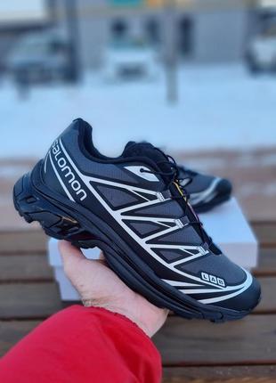 Кроссовки salomon xt-6 adv grey black