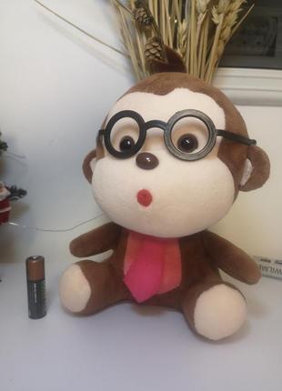 М'яка іграшка мавпа 🙊 професор мавпочка мавпеня