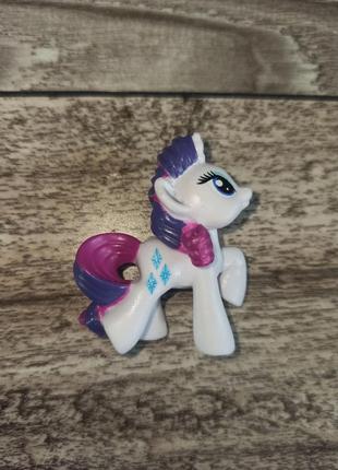 My little pony rarity (рерити) мини-фигурка -hasbro, 2010 г.