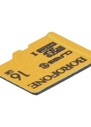 Картка пам'яті Borofone Micro SDHC 16gb 10 Class Жовтий