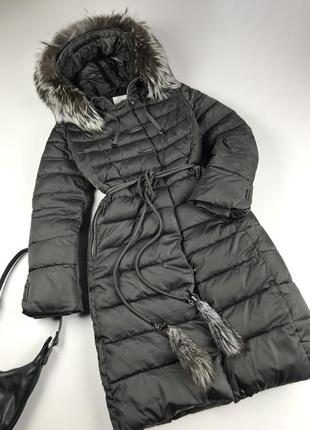 Теплая и уютная зимняя куртка с натуральным мехом