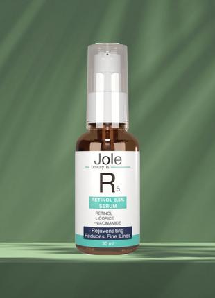 Сироватка для обличчя Jole Retinol 5 Serum з ретинолом 0.5%