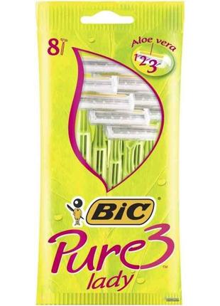 Бритва одноразова 8 шт Pure3 Lady ТМ BIC