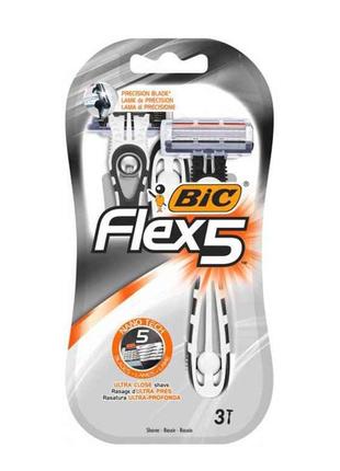 Бритва Flex 5 Dispo (5 лез) 3 шт ТМ BIC