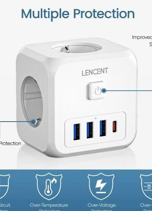 Зарядний пристрій LENCENT 20w (35w) usb pd