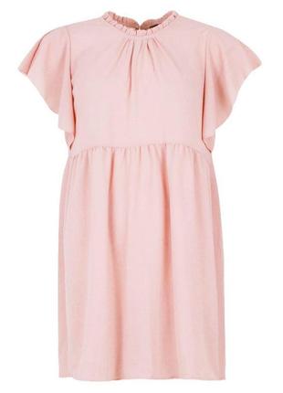Розовое легкое летнее платье boohoo, l/xl
