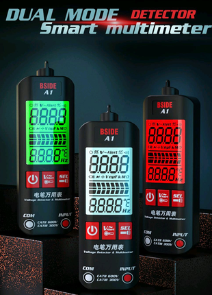 Индикатор напряжения BSIDE A1 Tool kits, мультиметр, тестер,  NCV