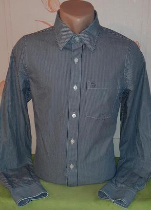 Стильная рубашка в полоску abercrombie&fitch, made in sri lank...