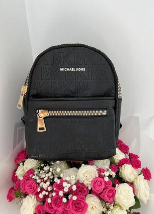 Женский рюкзак michael kors black backpack