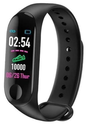 Смарт-часы smart watch m3. цвет: черный