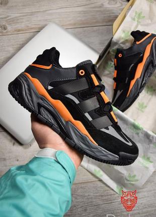 Кросівки adidas niteball black orange