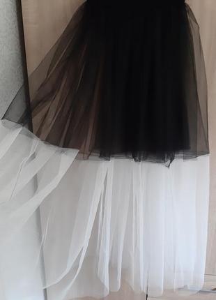 Фатиновая прозрачная юбка