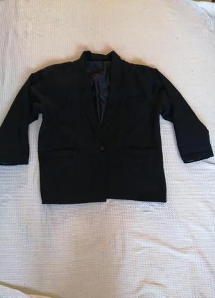 Стильный черный пиджак блейзер аридж