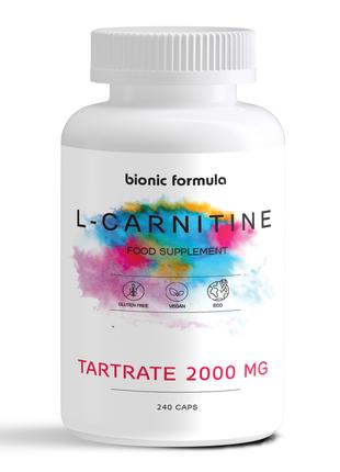 Л - карнитин аминокислота для спортсменов 2000 мг. bionic form...