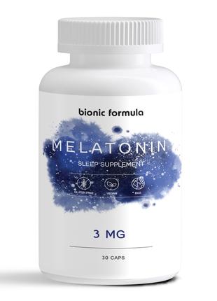Мелатонин для улучшения сна и нервной системы 3 мг. 30 капс. b...