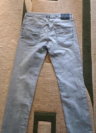 Фирменные хлопковые стрейчевые джинсы jack &amp;jones, размер ...