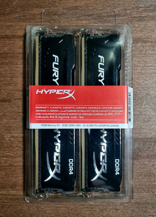 ОЗУ Kingston HyperX для ПК DDR4 2×8gb 1866MHz