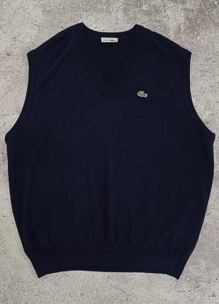 Lacoste винтажная chemise жилетка лакосте