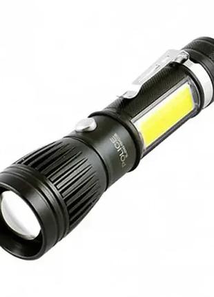 Самый яркий фонарик ручной RB 224 T6 LED+COB LED Ручной фонарь...