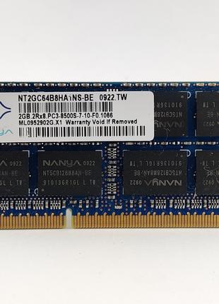 Оперативная память для ноутбука SODIMM Nanya DDR3 2Gb 1066MHz ...