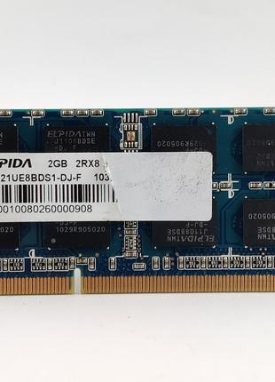 Оперативна пам'ять для ноутбука SODIMM Elpida DDR3 2Gb 1333MHz...