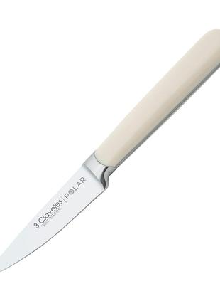 Нож для чистки овощей 90 мм 3 Claveles Polar (01070)
