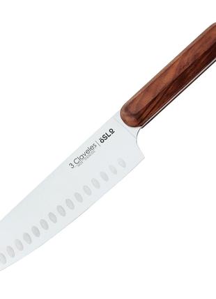 Кухонный нож Сантоку 175 мм 3 Claveles Oslo (01433)