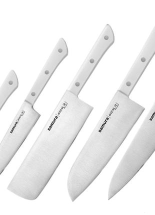 Набор из 5 кухонных ножей Samura Harakiri (SHR-0250W)