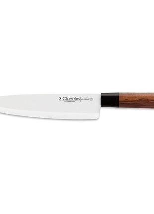 Кухонный нож Шеф 200 мм керамический 3 Claveles (00975)