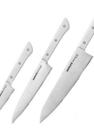 Набор кухонных ножей из 3-х предметов Samura Harakiri (SHR-0220W)