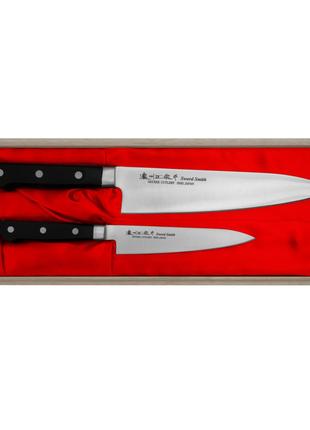 Набор из 2-х кухонных ножей в подарочной коробке Satake Satoru...