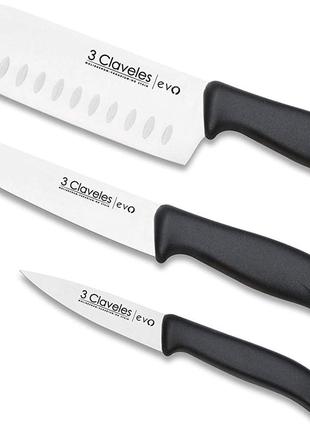 Набор из 3 кухонных ножей 3 Claveles Evo (01734)