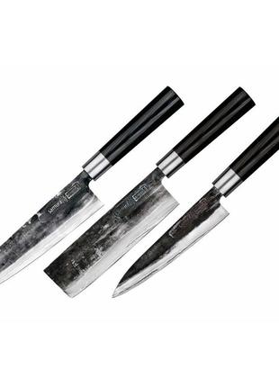 Набор из 3-х кухонных ножей Samura Super 5 (SP5-0220)