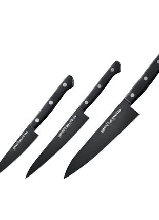 Набор из 3-х кухонных ножей Samura Shadow (SH-0220)