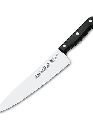 Нож поварской 250 мм 3 Claveles Uniblock (01163)