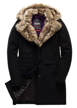 Жіноче тепле пальто superdry