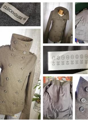 Пальто женское жакет пиджак размер 36 38 clockhouse