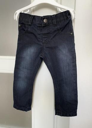 Утепленные джинсы next для мальчика 9-12 мес 80 см