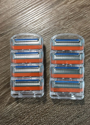 Сменные кассеты на 5 лезвий для станка Gillette Fusion Power 4 шт