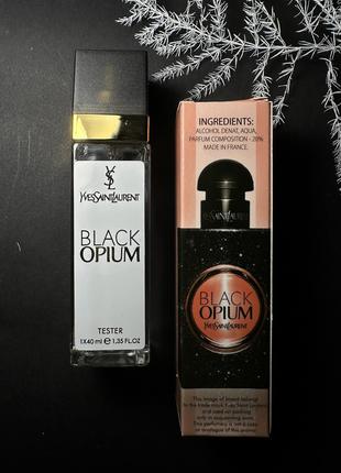 Парфу жіночий в стилі black opium солодкий, чуттєвий аромат 40мл