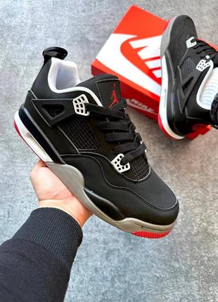 Кроссовки air jordan 4 retro bred