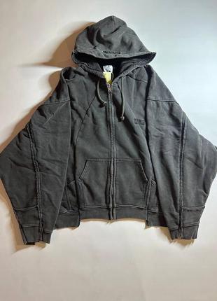 Зіп худі vetements deconstructed limited edition zip hoodie