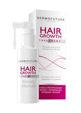 Спрей-догляд для стимуляції росту волосся для жінок dermofutur...