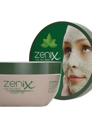 Глиняная маска для лица с аргановым маслом zenix, 350 г