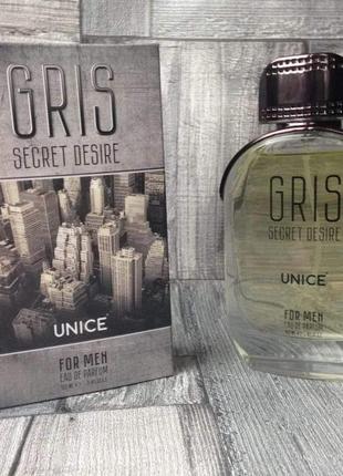 Парфумована вода unice secret desire gris for man,100 мл.