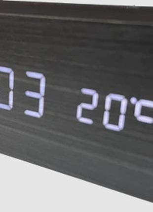 Цифровые часы настольные VST-862(6) с датчиком температуры, бе...