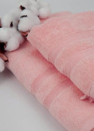 Полотенце махровое ТЕП "Tender Touch" Pink 500 г/м2 (70*140)