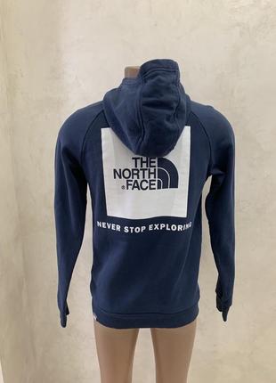 Худи худи кофта the north face tnf синяя с капишоном